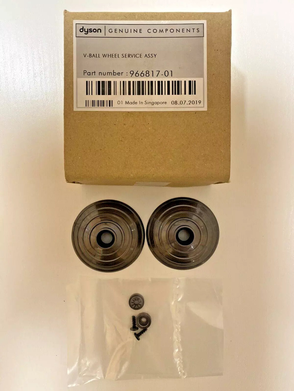 Genuine Dyson V-Ball Wheel Service Assembly - Part No. 966817-01